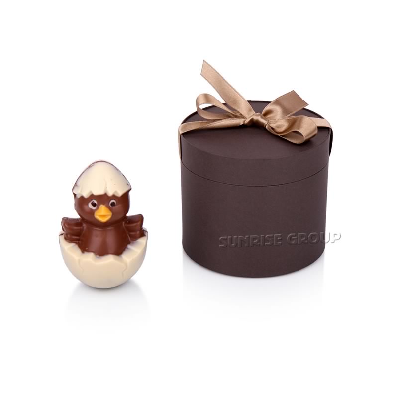 Op maat gemaakte groothandel kartonnen ronde chocolade hoedendoos